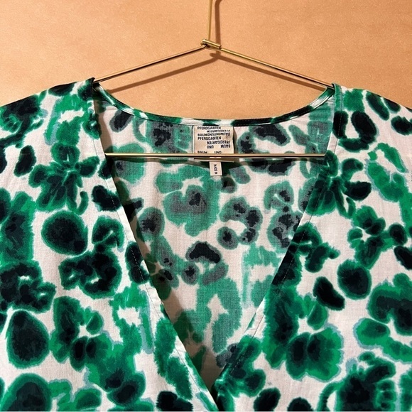 Baum und Pferdgarten Anise Dress Floating Flower Green Popover Mini Size XS (34) - Picture 4 of 12